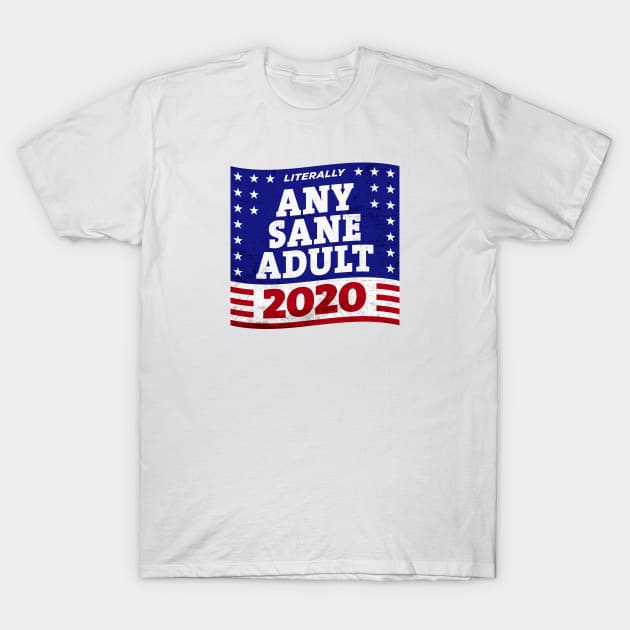 Literally ANY SANE ADULT 2020 T-Shirt by ClothedCircuit